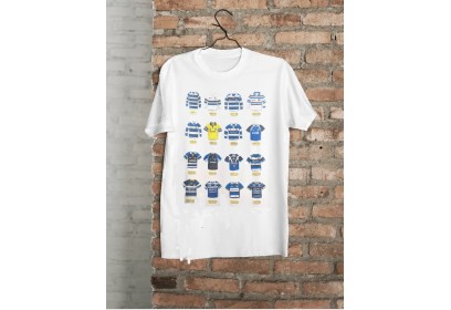 Bath Retro Art Rugby Shirts T-Shirt
